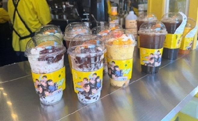 메가MGC커피 컵빙수. 메가MGC커피 제공