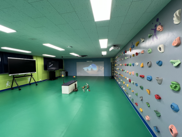 경기물류고등학교 VR스포츠실.