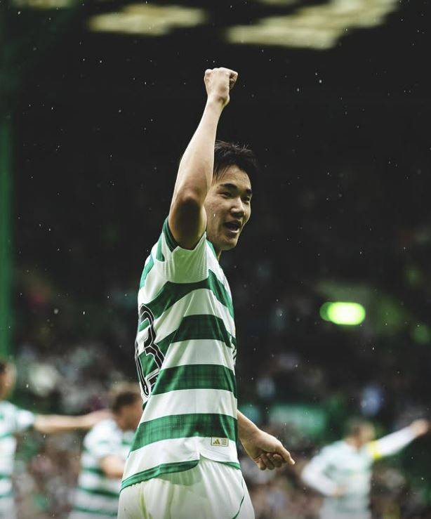 셀틱의 양현준이 19일 스코틀랜드 글래스고에서 열린 뉴캐슬과의 친선전에 출전, 득점한 뒤 기뻐하고 있다. 셀틱 SNS 제공