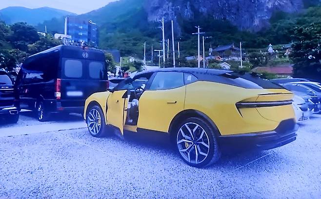 김준호가 준비한 럭셔리 스포츠카. /SBS-TV캡쳐