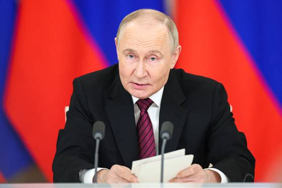 블라디미르 푸틴 러시아 대통령. 타스=연합뉴스