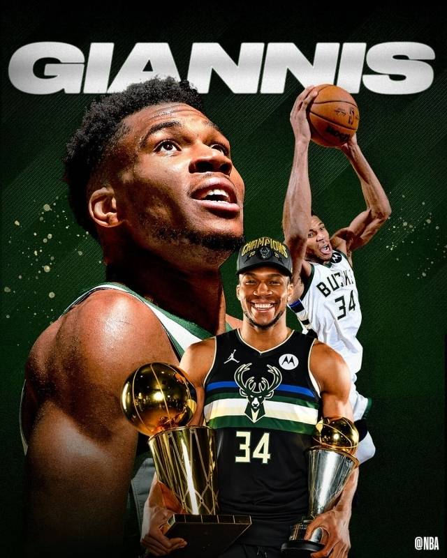 아데토쿤보는 2020-21시즌 밀워키를 정상으로 이끈 후 네 시즌 동안 무려 세 번이나 1라운드에서 탈락했다. 우승에 목마른 그이기에 이적을 고려하는 것도 전혀 이상하지 않았다. 사진=NBA SNS