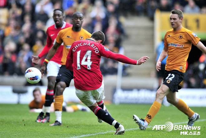 맨체스터 유나이티드 시절 치차리토. 사진=AFPBBNews=News1