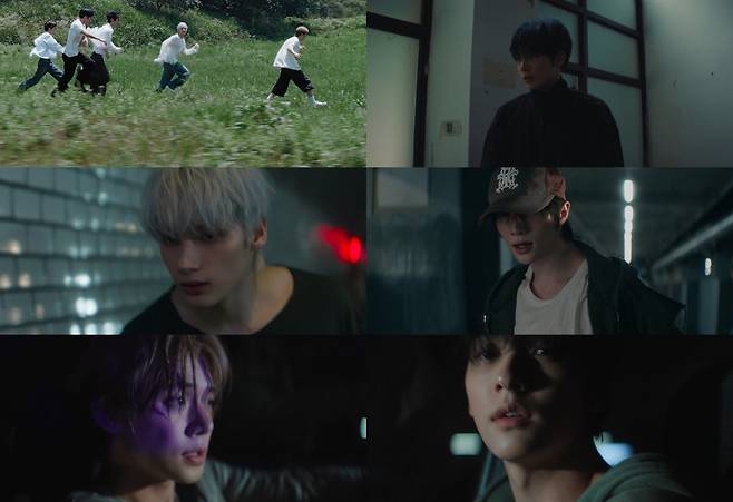 컴백을 하루 앞둔 투모로우바이투게더가 타이틀곡 ‘Beautiful Strangers’의 두 번째 뮤직비디오 티저를 공개하며 기대감을 최고조로 끌어올렸다. 사진제공 | 빅히트 뮤직