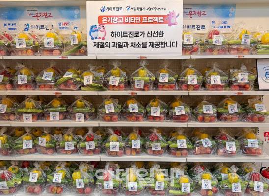 하이트진로, 서울시 5대 쪽방촌 ‘온기창고’ 정기 후원 본격 실행 (사진=하이트진로)