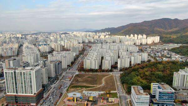 성남 위례신도시 전경. 성남시 제공