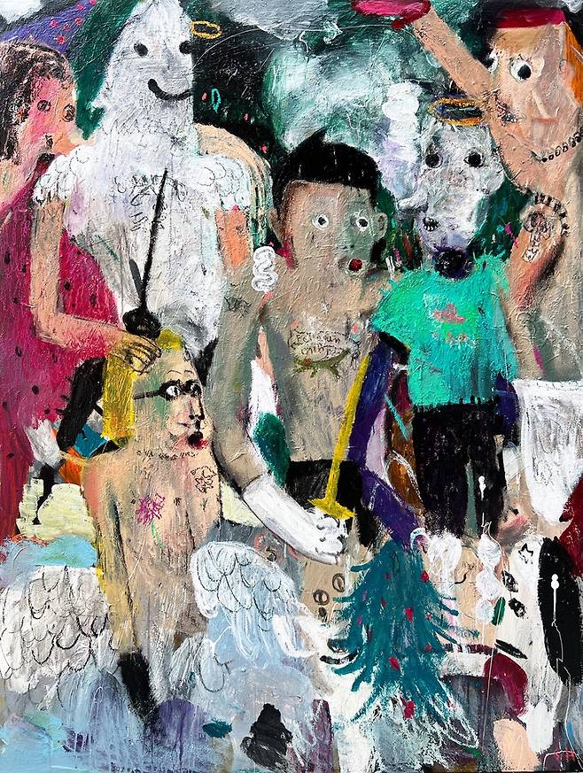 윤상하作 ‘felldown children’