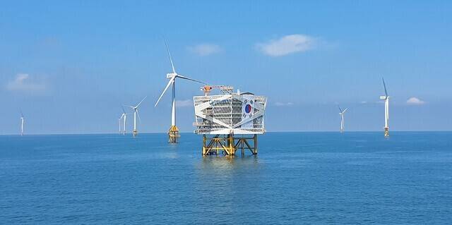 전북 서남권 해상풍력 발전사업 모습./사진=전북일보DB.