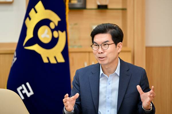 김광열 영덕군수 인터뷰 사진