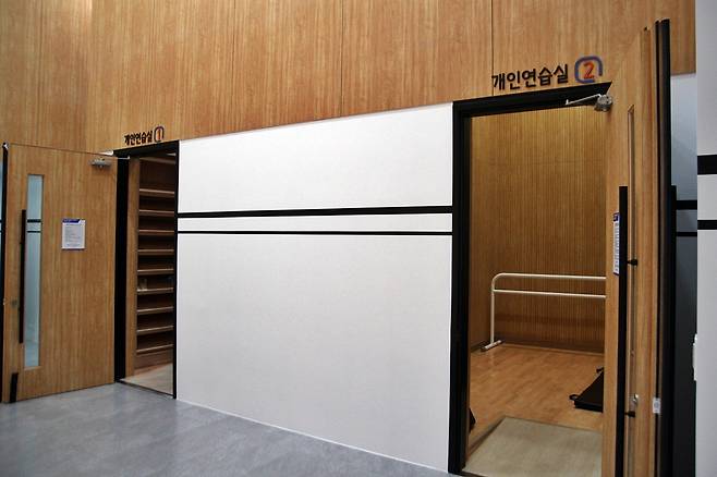 개인연습실은 무료로 개방한다. ⓒ제주의소리
