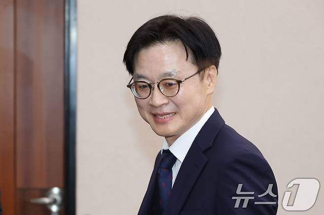 김정관 산업통상자원부 장관 후보자가 17일 오전 서울 여의도 국회 산업통상자원위원회 전체회의장에서 열린 인사청문회에 출석하고 있다. 2025.7.17/뉴스1 ⓒ News1 이광호 기자