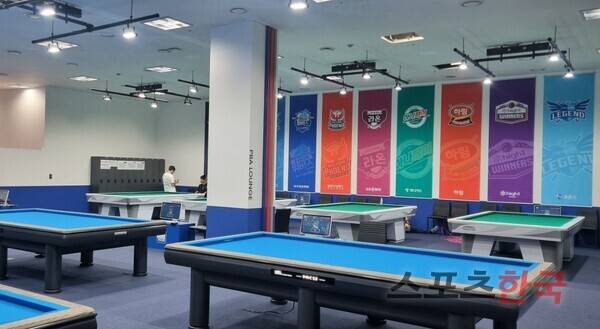 연습 구장 및 보조 경기장으로 활용될 PBA 라운지 . ⓒ스포츠한국 김성수 기자