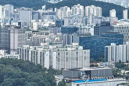 서울 시내 아파트 단지 모습. 연합뉴스