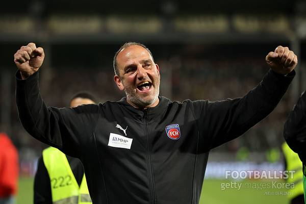 프랑크 슈미트 하이덴하임 감독. 게티이미지코리아