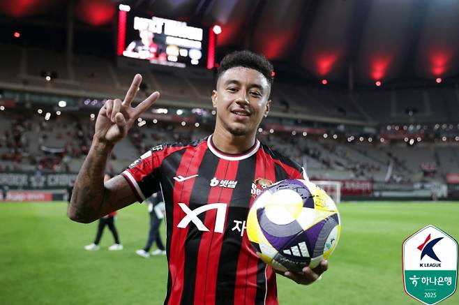 FC서울의 울산 공포증을 깬 제시 린가드가 22라운드 MVP에 선정됐다, 사진은 지난 20일 서울월드컵경기장에서 열린 하나은행 K리그1 22라운드 울산HD와의 경기에서 결승골을 터트린 서울 린가드의 모습. /사진=한국프로축구연맹 제공 /사진=(서울=뉴스1) 김진환 기자