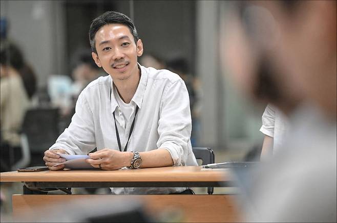 이준우 연출이 22일 세종s씨어터 연습실에서 열린 1인극 '문 속의 문' 라운드 인터뷰에 참석했다. (사진=세종문화회관 제공) *재판매 및 DB 금지