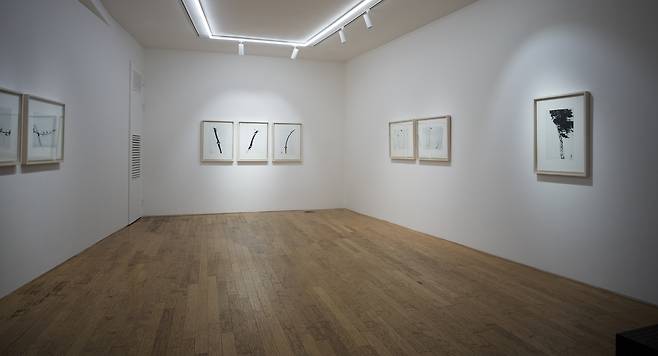 강승희 판화가의 개인전 '새벽, 여백을 열다' 전시 전경 (노화랑 제공)