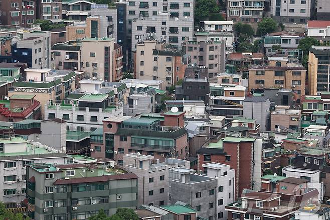 서울 시내 빌라 밀집지역. /뉴스1 ⓒ News1 김도우 기자