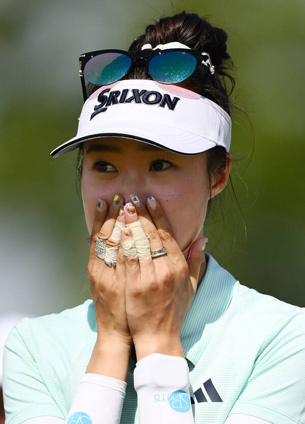 2025년 미국여자프로골프(LPGA) 투어 ISPS 한다 스코틀랜드 여자오픈에 출전하는 그레이스 김. 사진은 2025 에비앙 챔피언십 우승 때 모습이다. 사진제공=MILLEREAU Philippe_아문디 에비앙 챔피언십 2025