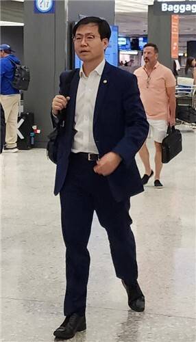 미국과 통상협의 위해 워싱턴DC에 도착한 여한구 통상교섭본부장 / 사진=연합뉴스