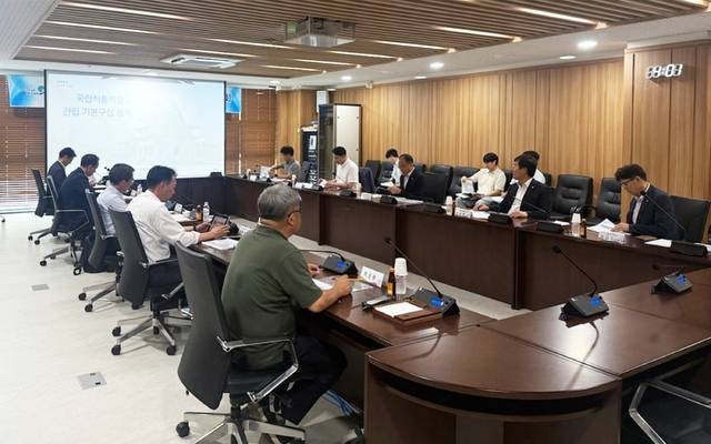 지난 22일 익산시청 대회의실에서 국립식품박물관 건립을 위한 기본구상 용역 최종보고회가 진행되고 있다./사진 제공=익산시