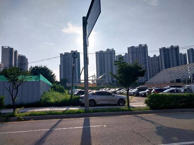 중심상가·복합용지 부지ⓒ데일리안 오명근 기자