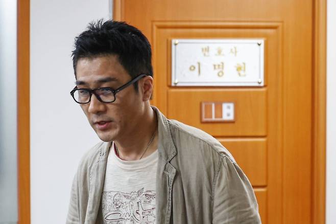 자신이 임성근 전 해병대 제1사단장 구명로비 의혹 제보자라고 밝힌 전직 해병 이관형씨. 연합뉴스