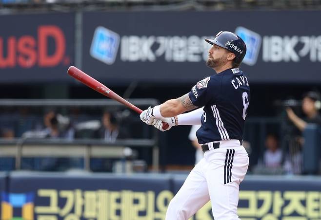 타격 부문 키플레이어로 선정된 두산 베어스 제이크 케이브