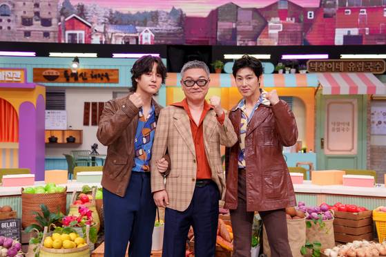 디즈니+ '파인: 촌뜨기들' 양세종, 김의성, 정윤호(왼쪽부터). tvN 제공.