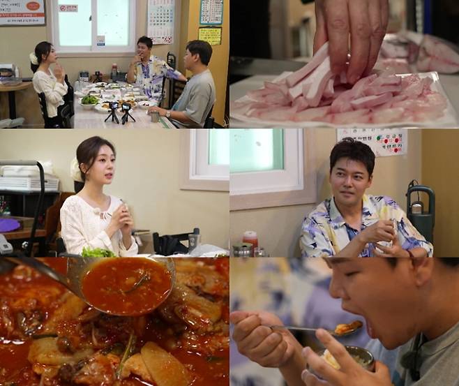 MBN·채널S ‘전현무계획2’에서 전현무, 곽튜브, 백진희가 전남 영광의 숨은 맛집을 찾아 ‘덕자’ 코스 요리를 맛봤다. 먹방 도중 백진희는 중학교 3학년 시절 신촌에서 길거리 캐스팅으로 데뷔한 사연을 공개했다. 그녀는 당시 ‘9시 뉴스’ 시작 전 방송되던 유명한 시보 광고의 주인공, ‘시보 소녀’가 바로 자신이었다고 밝혀 절친 전현무마저 깜짝 놀라게 만들었다. 한편, 전현무는 자신은 신촌에서 돈을 뺏길 뻔했다는 상반된 경험담으로 웃음을 주었고, 덕자 조림을 먹을 때는 백진희와 살점을 두고 티격태격하며 찐친 케미를 선보였다.