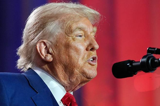 트럼프 미국 대통령./AP 연합뉴스