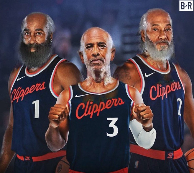 LA 클리퍼스 주축 선수들의 노쇠화를 풍자한 브릭스 센터 SNS