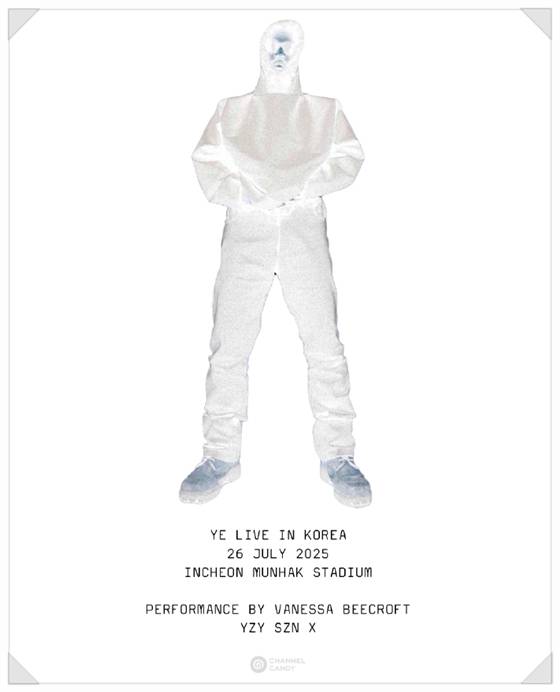 '예 라이브 인 코리아-인천' 공연 포스터