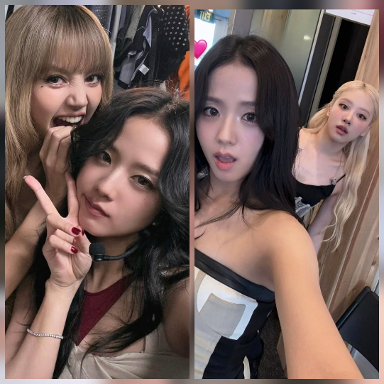 블랙핑크 지수가 무대 밖에서의 유쾌한 순간을 공개했다.사진=지수 sns