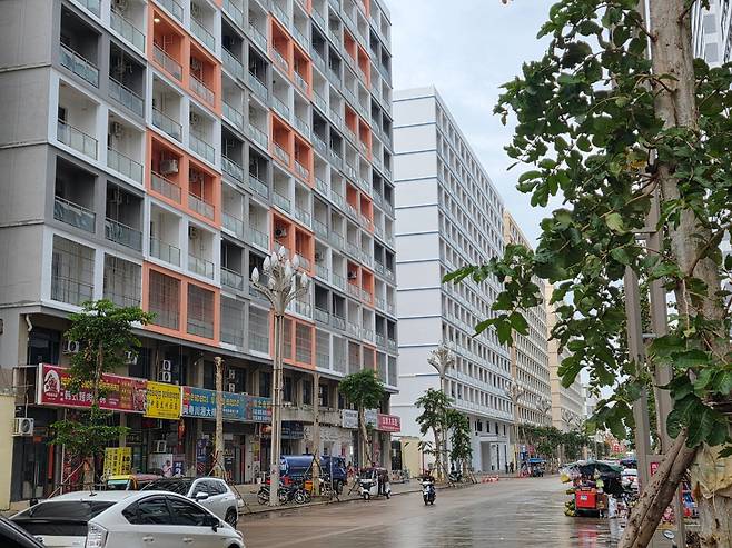 캄보디아 시아누크빌 거리./이기우 기자