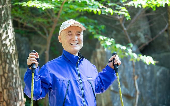 서울대 '미산 등산 장학금'을 마련한 권준하씨./ 조인원 기자