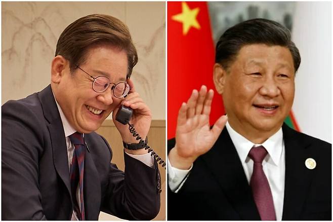 이재명 대통령, 시진핑 중국 국가주석. 연합뉴스