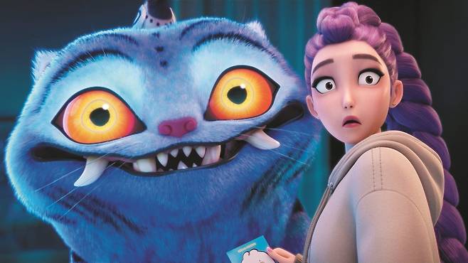 Popular tiger character Derpy and main protagonist Rumi from Netflix’s "KPop Demon Hunters," inspired by traditional Korean folk paintings. /Netflix