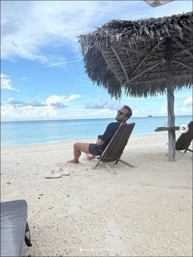 해리 케인이 32세 생일을 맞아 SNS에 휴가 중 사진을 공개했다.