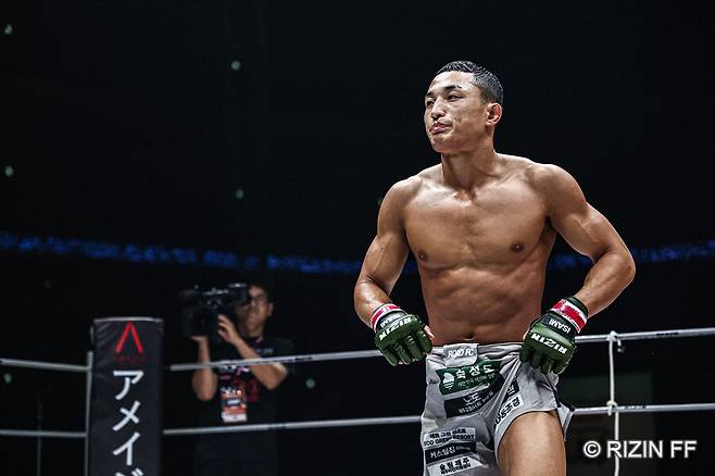 ▲ 27일 슈퍼라이진4에 출전한 양지용 ⓒ라이진FF