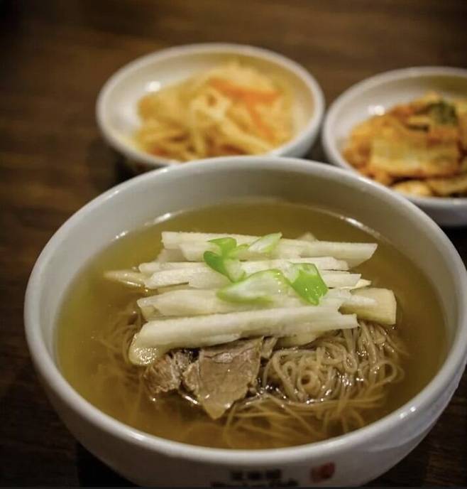 '우래옥'의 평양냉면. 미쉐린 가이드 서울 캡처