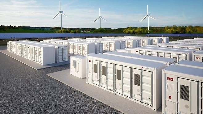 LG Energy Solution’s grid-scale energy storage system container product (LG Energy Solution)