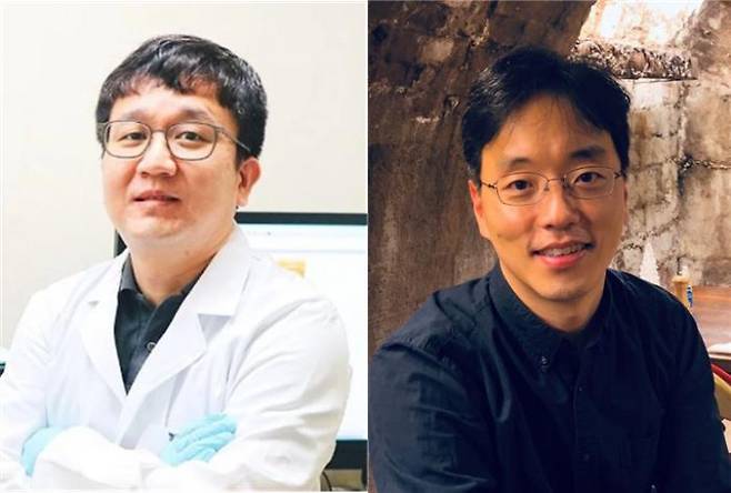 강훈구 고려대 화학과 연구원(제1저자, 왼쪽)과 윤효재 교수. 고려대 제공.