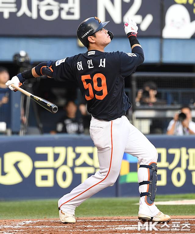 31일 2군으로 향하게 된 허인서. 사진=천정환 기자