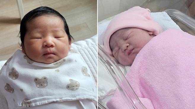 지난달 21일 태어난 권의혁, 김샤론 부부의 일곱째 자녀