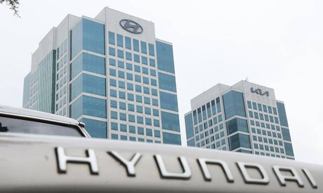 서울 강남구 양재동 현대차 사옥의 모습. 연합뉴스