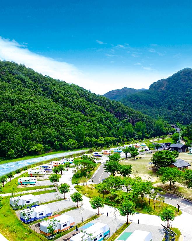 빙계얼음골야영장 전경. /의성군 제공