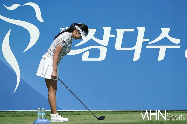 지난해 제주 삼다수 마스터스에 참가한 윤이나.