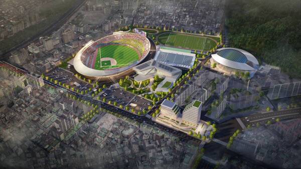 성남종합운동장 야구전용구장 리모델링 구상도. 성남시 제공