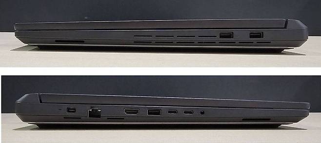 본체 양측면 인터페이스 구성 / 출처=IT동아